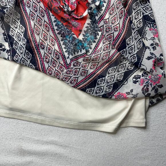 Express Womens Boho Dress Size Medium Summer Colorful - Picture 8 of 12